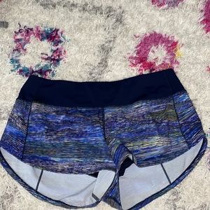 lululemon speed up shorts RARE